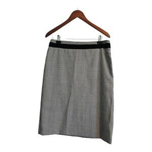 Liz Claiborne Checkered Knee Length Pencil Skirt SZ 10 Business Career